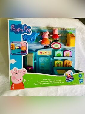 Peppa Pig Peppa’s Adventures Peppa’s Supermarket Playset Preschool Toy NEW!